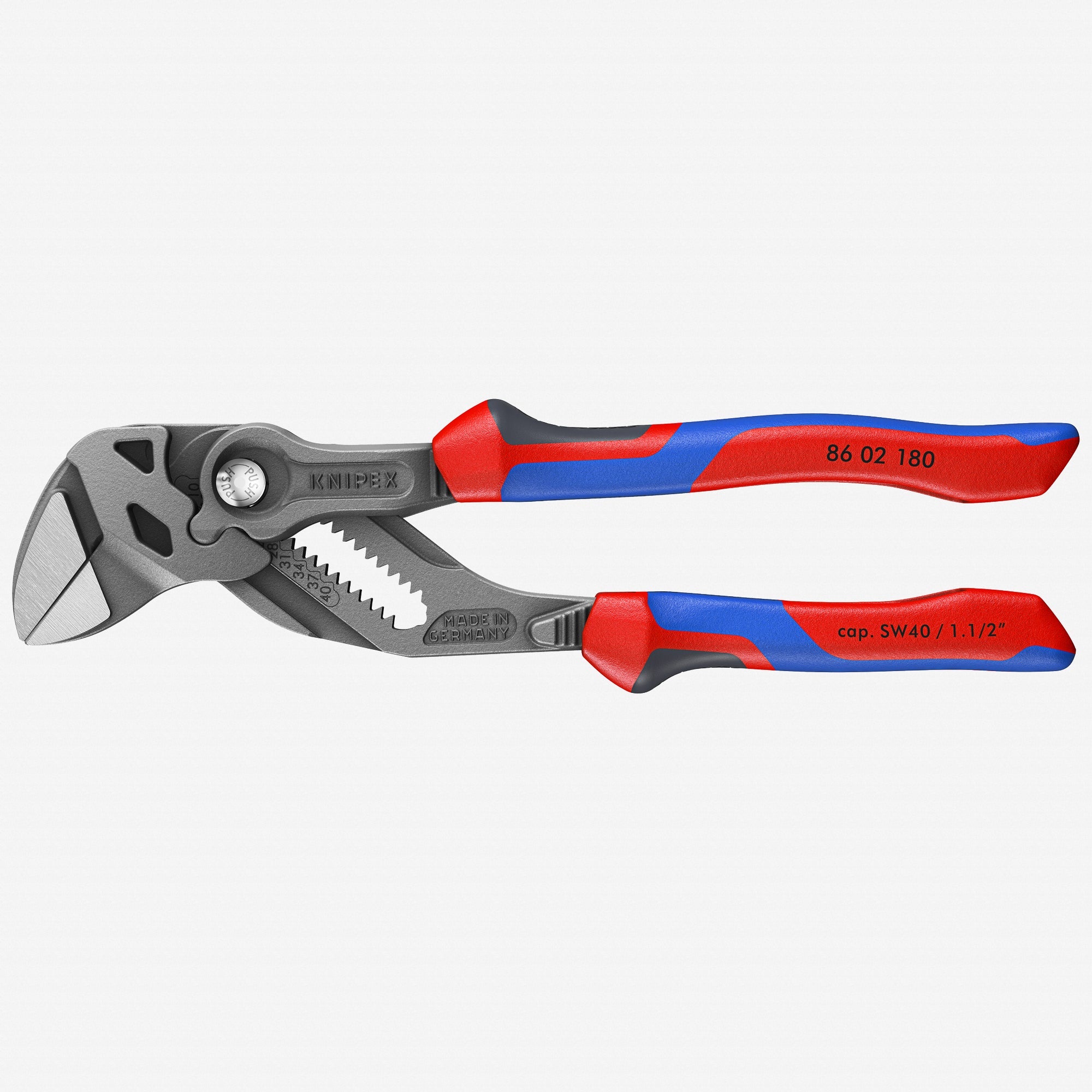 Knipex 7" Pliers Wrench - MultiGrip - 8602180 - KC Tool