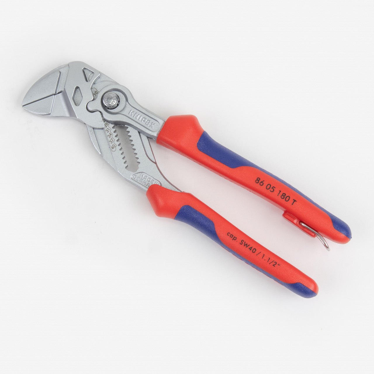 Knipex 7" Pliers Wrench - MultiGrip Tethered Attachment - 8605180T - KC Tool