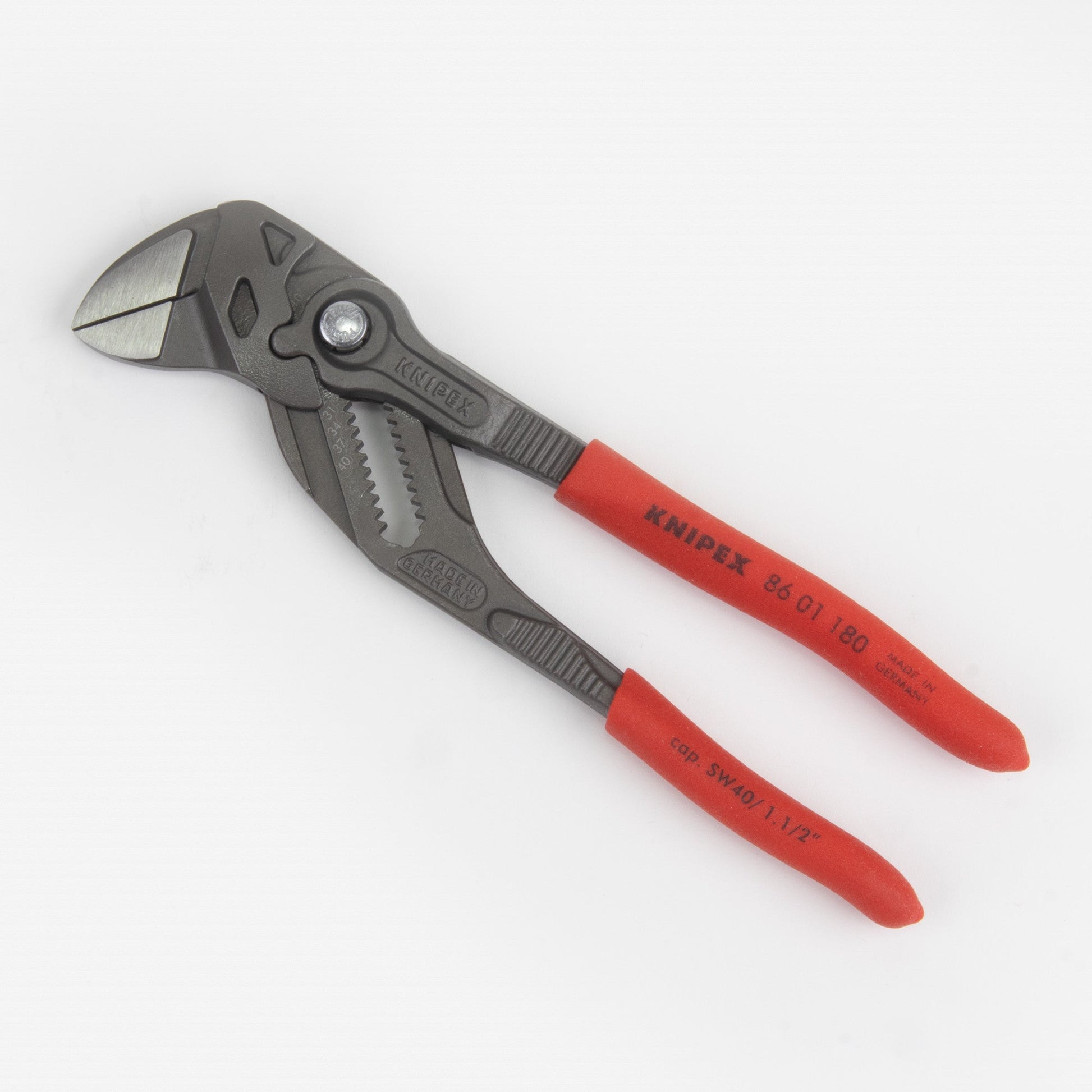 Knipex 7" Pliers Wrench - Plastic Grip - 8601180 - KC Tool