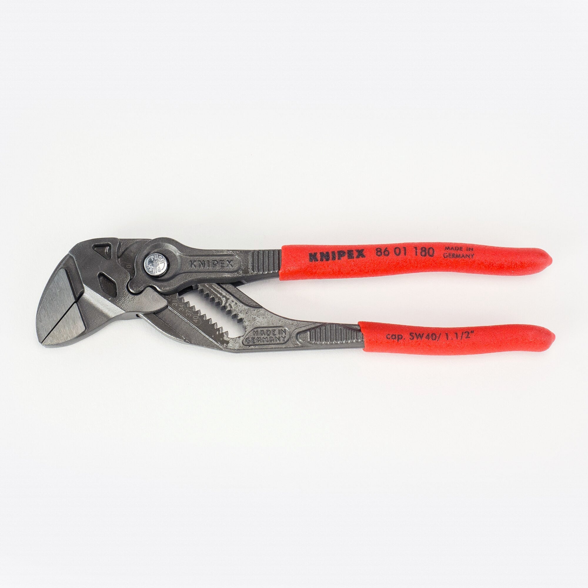 Knipex 7" Pliers Wrench - Plastic Grip - 8601180 - KC Tool