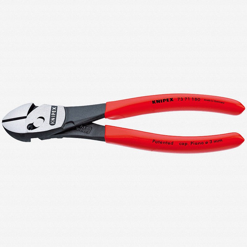 Knipex 7" Twinforce Diagonal Super Cutter - Plastic Grip - 7371180 - KC Tool