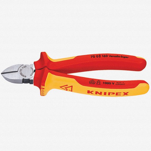 Knipex 70 - 08 - 180 7" Diagonal Cutters - Insulated - 7008180 - KC Tool