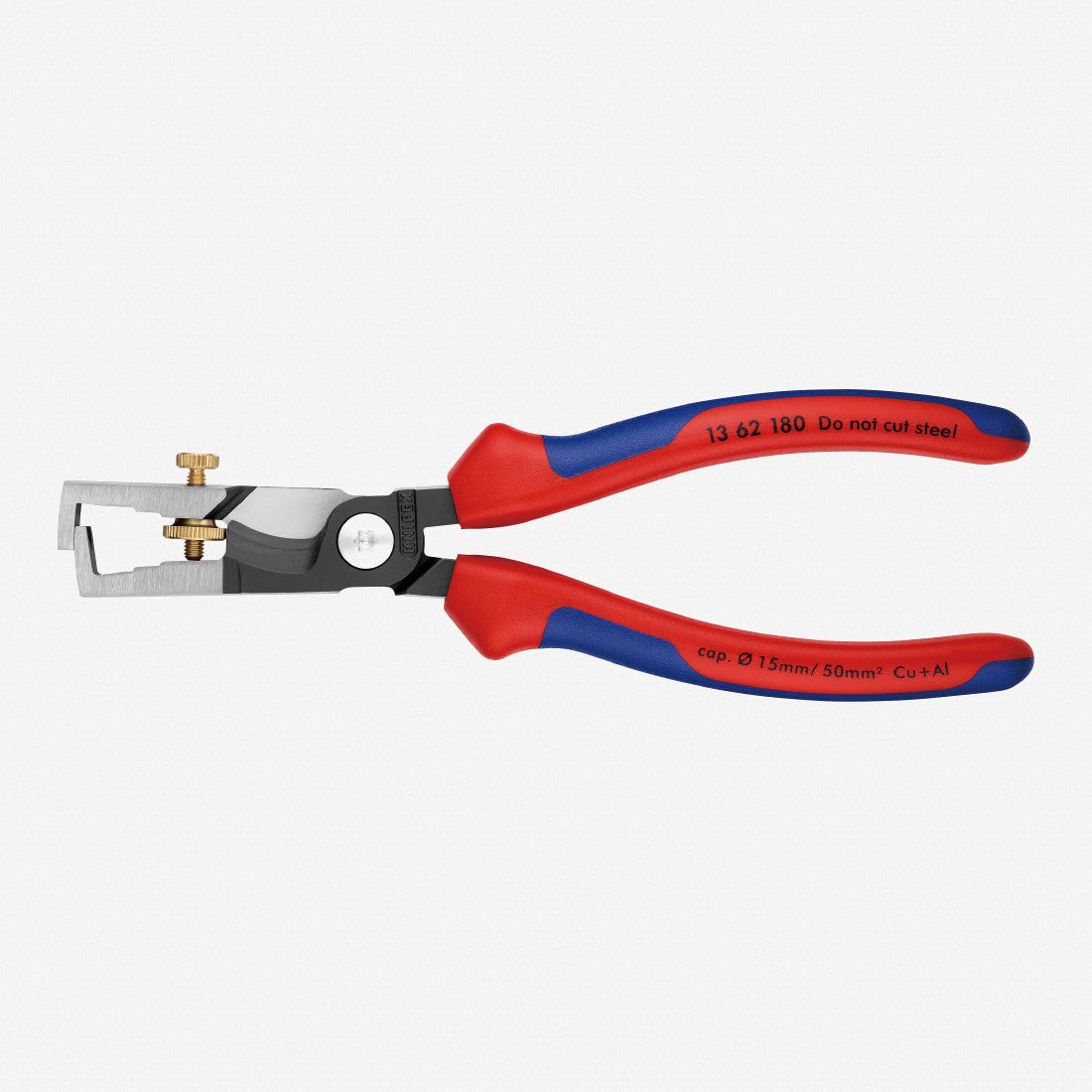 Knipex 7.0" StriX, Wire Insulation Strippers and Cable Shears - MultiGrip - 1362180 - KC Tool
