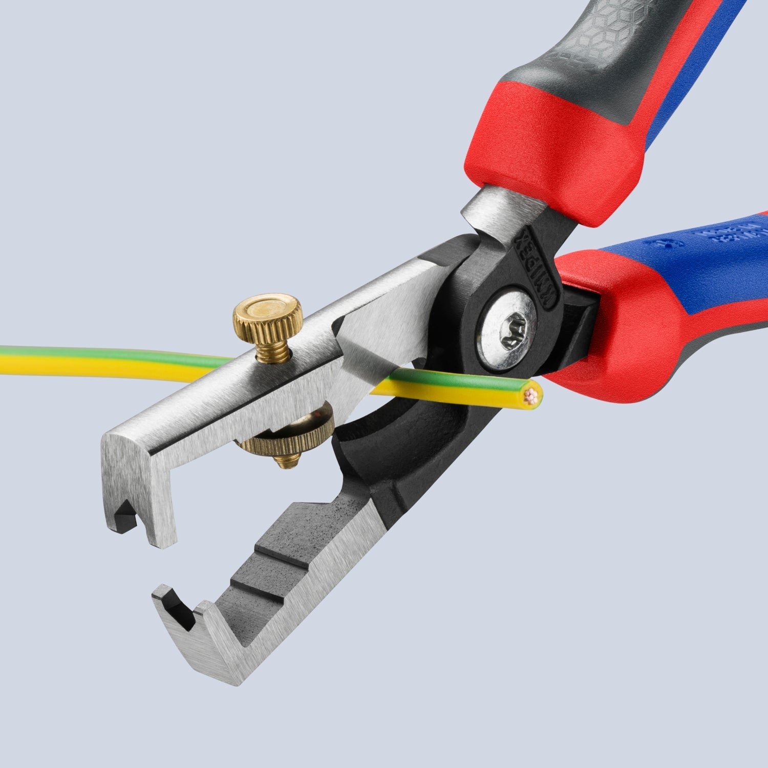Knipex 7.0" StriX, Wire Insulation Strippers and Cable Shears - MultiGrip - 1362180 - KC Tool