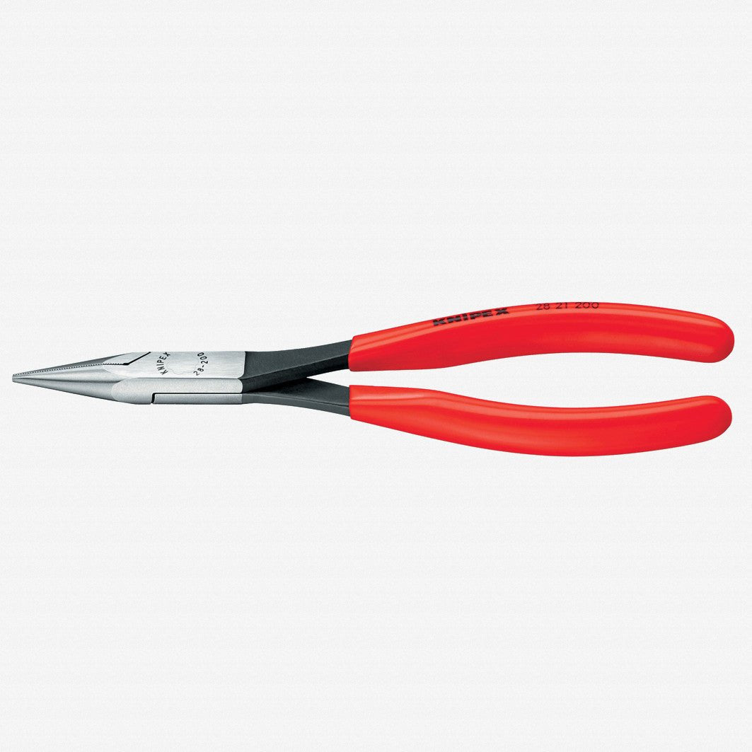 Knipex 8" Assembly Pliers (half-round jaws) - Plastic Grip - 2821200 - KC Tool