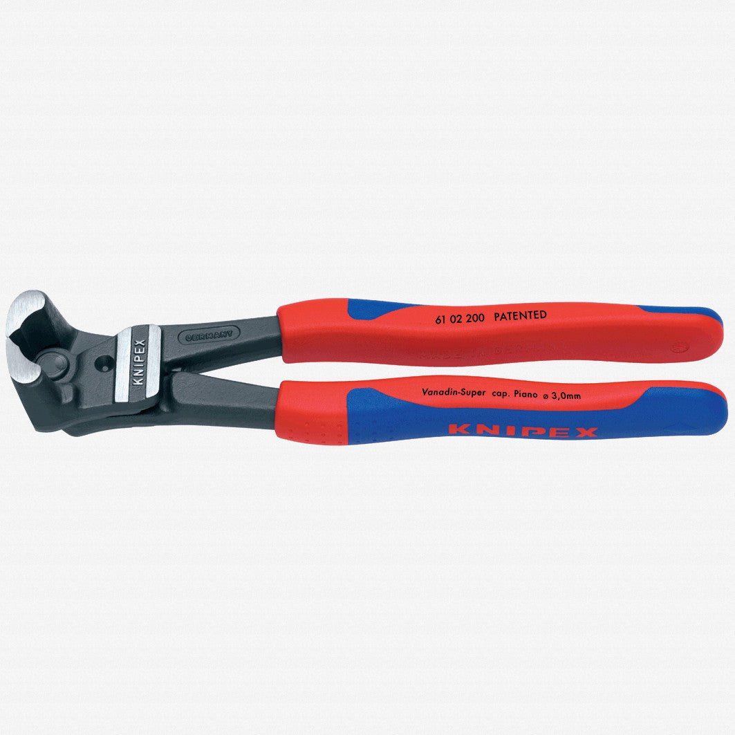 Knipex 8" Bolt End Cutting Nippers - MultiGrip - 6102200 - KC Tool
