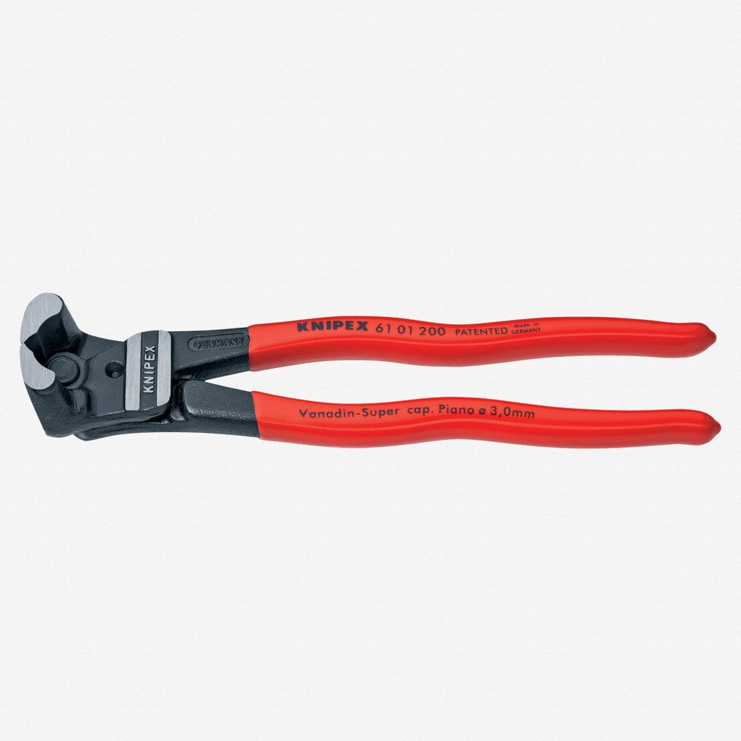 Knipex 8" Bolt End Cutting Nippers - Plastic Grip - 6101200 - KC Tool