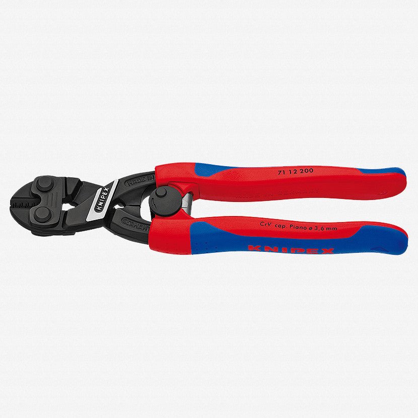 Knipex 8" Cobolt Compact Bolt Cutters w/ Spring - MultiGrip - 7112200 - KC Tool