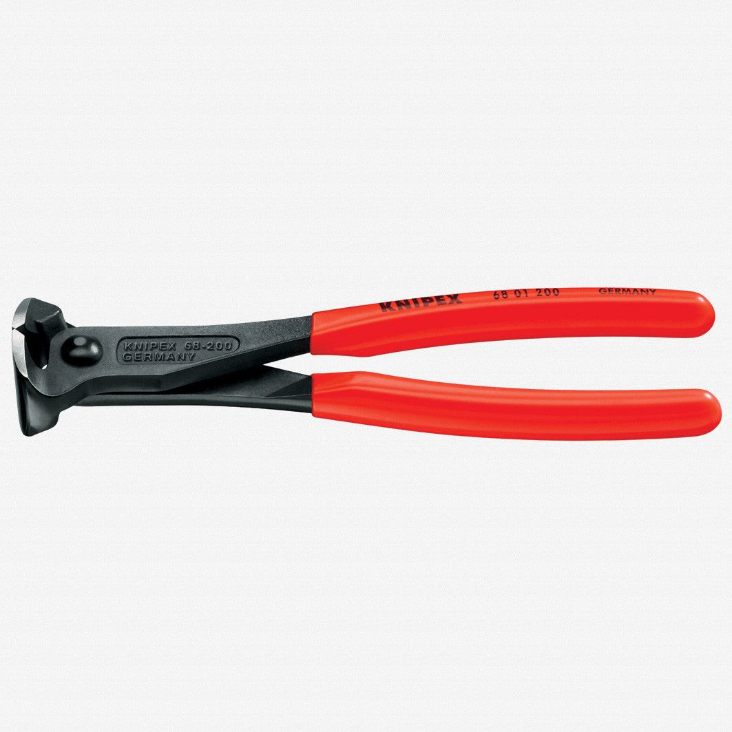 Knipex 8" End Cutting Nippers - Plastic Grip - 6801200 - KC Tool