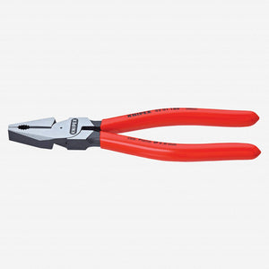 Knipex 8" High Leverage Combination Pliers - Plastic Grip