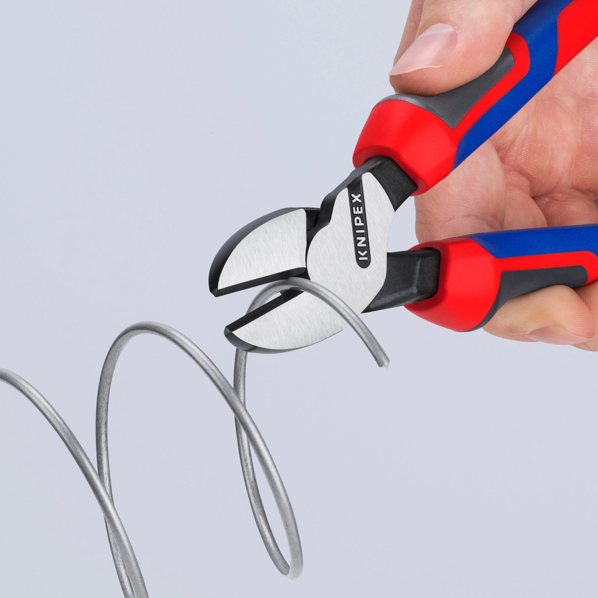 Knipex 8" High Leverage Diagonal Cutters - MultiGrip - 7402200 - KC Tool