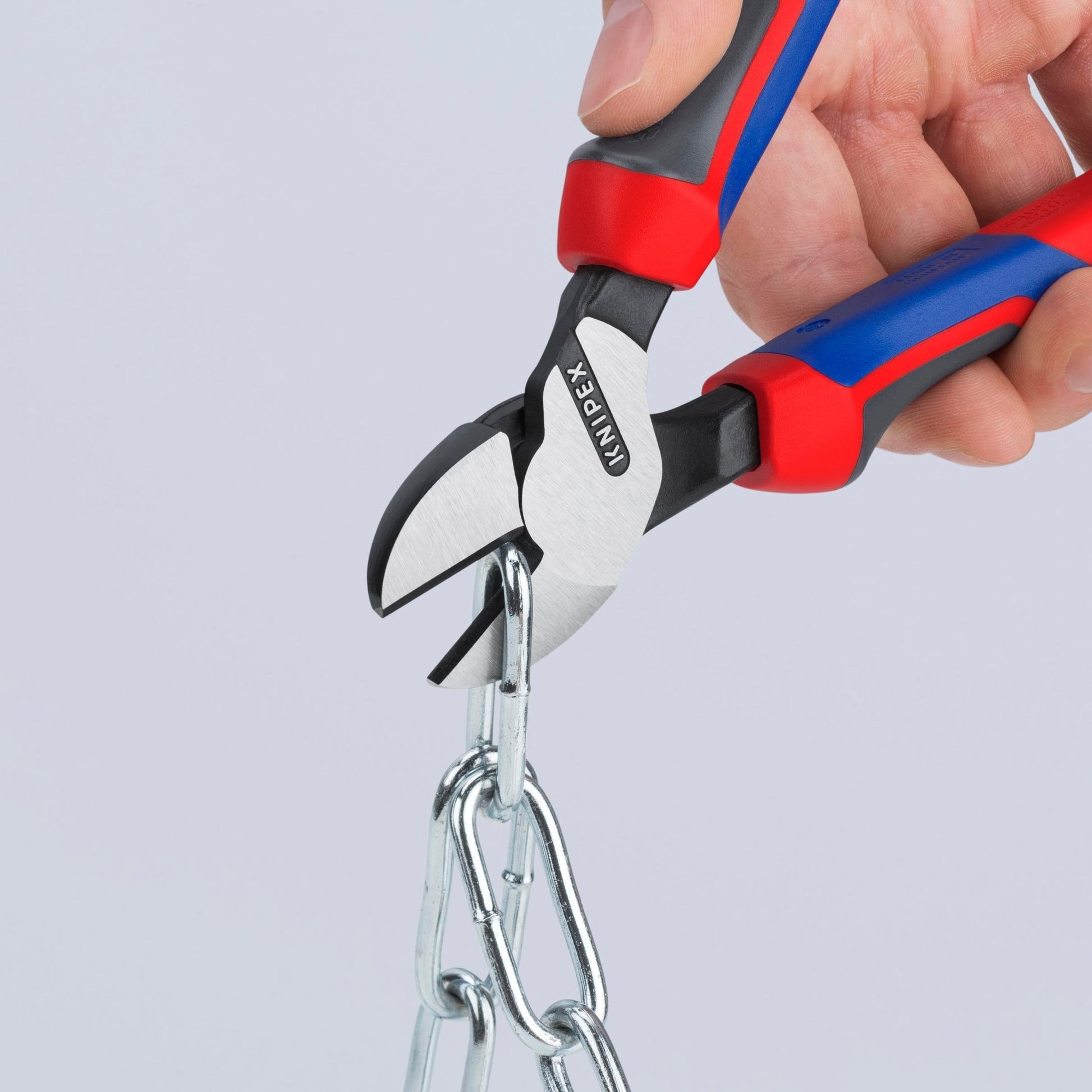 Knipex 8" High Leverage Diagonal Cutters - MultiGrip - 7402200 - KC Tool