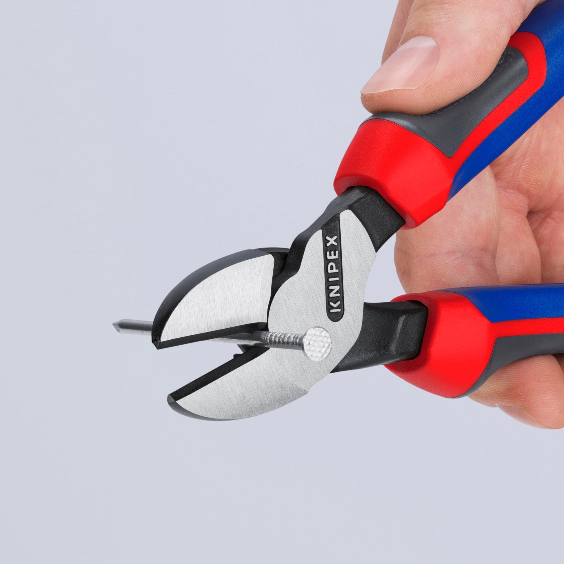 Knipex 8" High Leverage Diagonal Cutters - MultiGrip - 7402200 - KC Tool