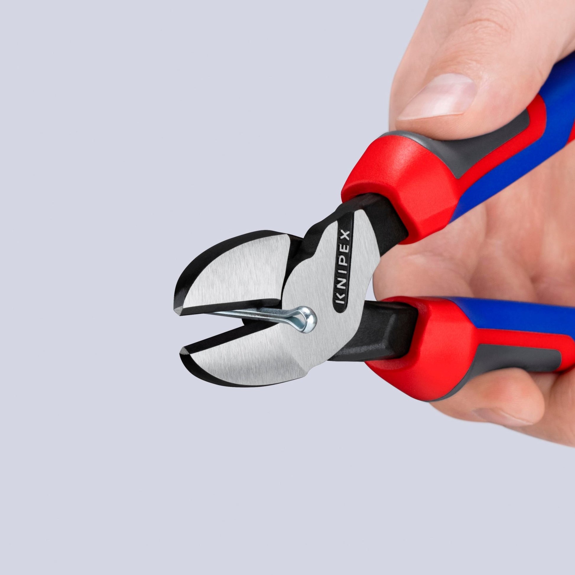 Knipex 8" High Leverage Diagonal Cutters - MultiGrip - 7402200 - KC Tool