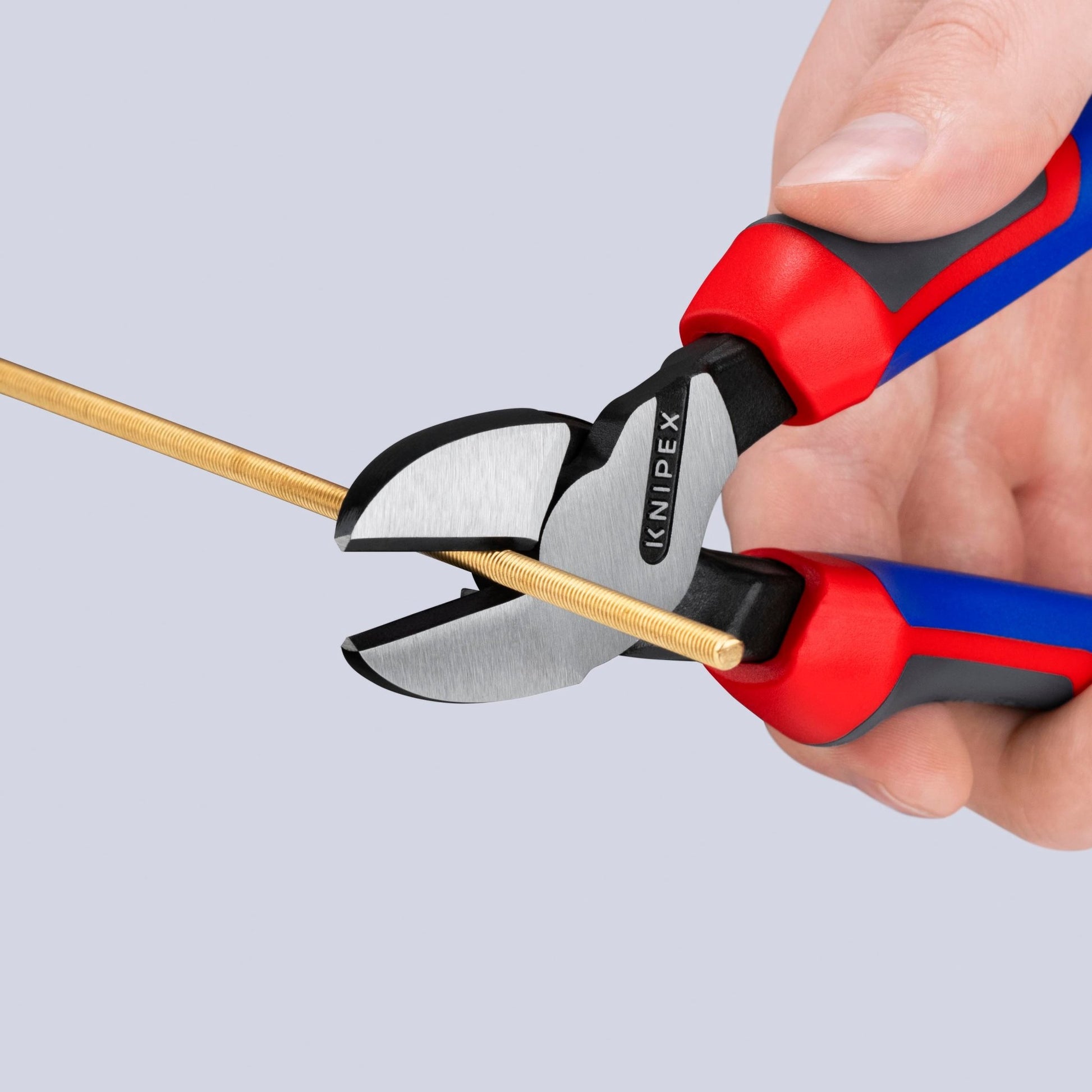 Knipex 8" High Leverage Diagonal Cutters - MultiGrip - 7402200 - KC Tool