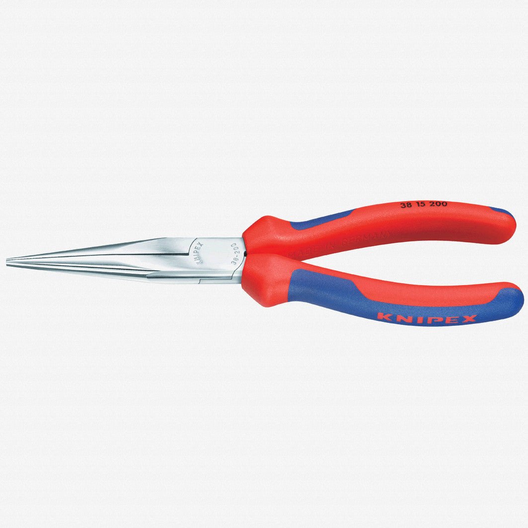 Knipex 8" Mechanic's Pliers (half - round jaws) - Chrome w/ MultiGrip - 3815200 - KC Tool