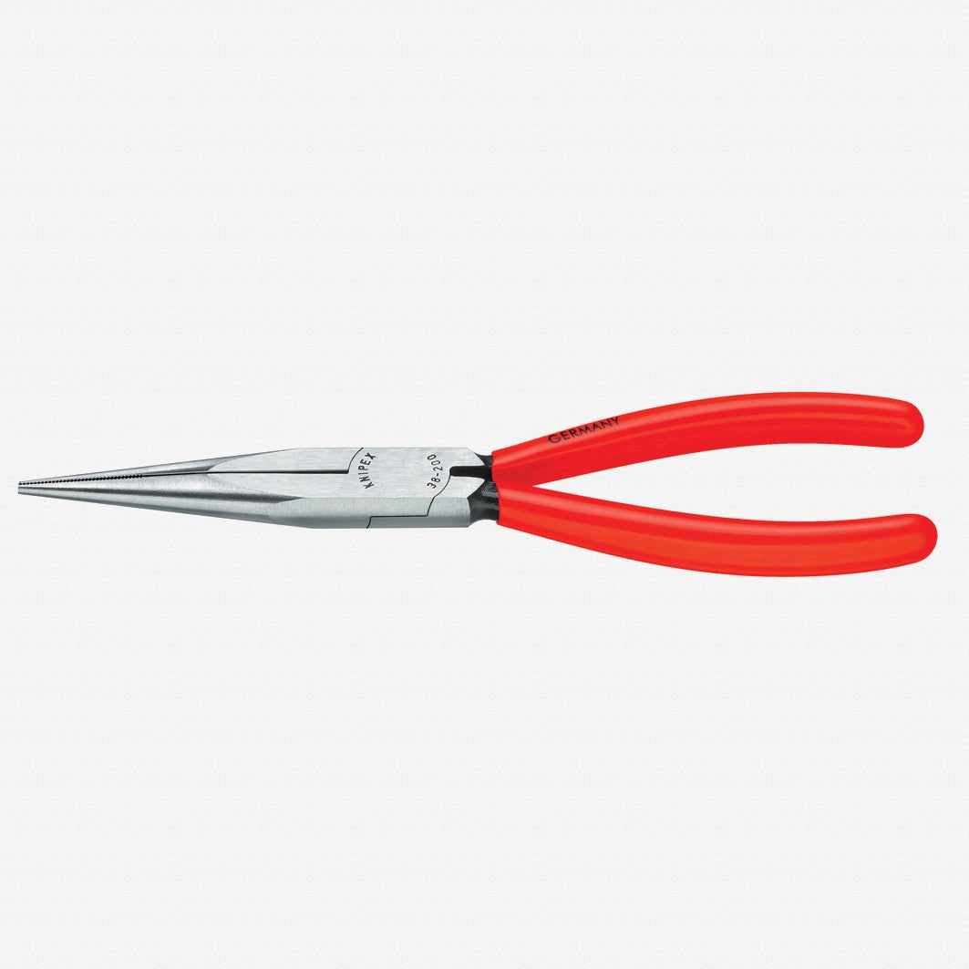 Knipex 8" Mechanic's Pliers (half - round jaws) - Plastic Grip - 3811200 - KC Tool