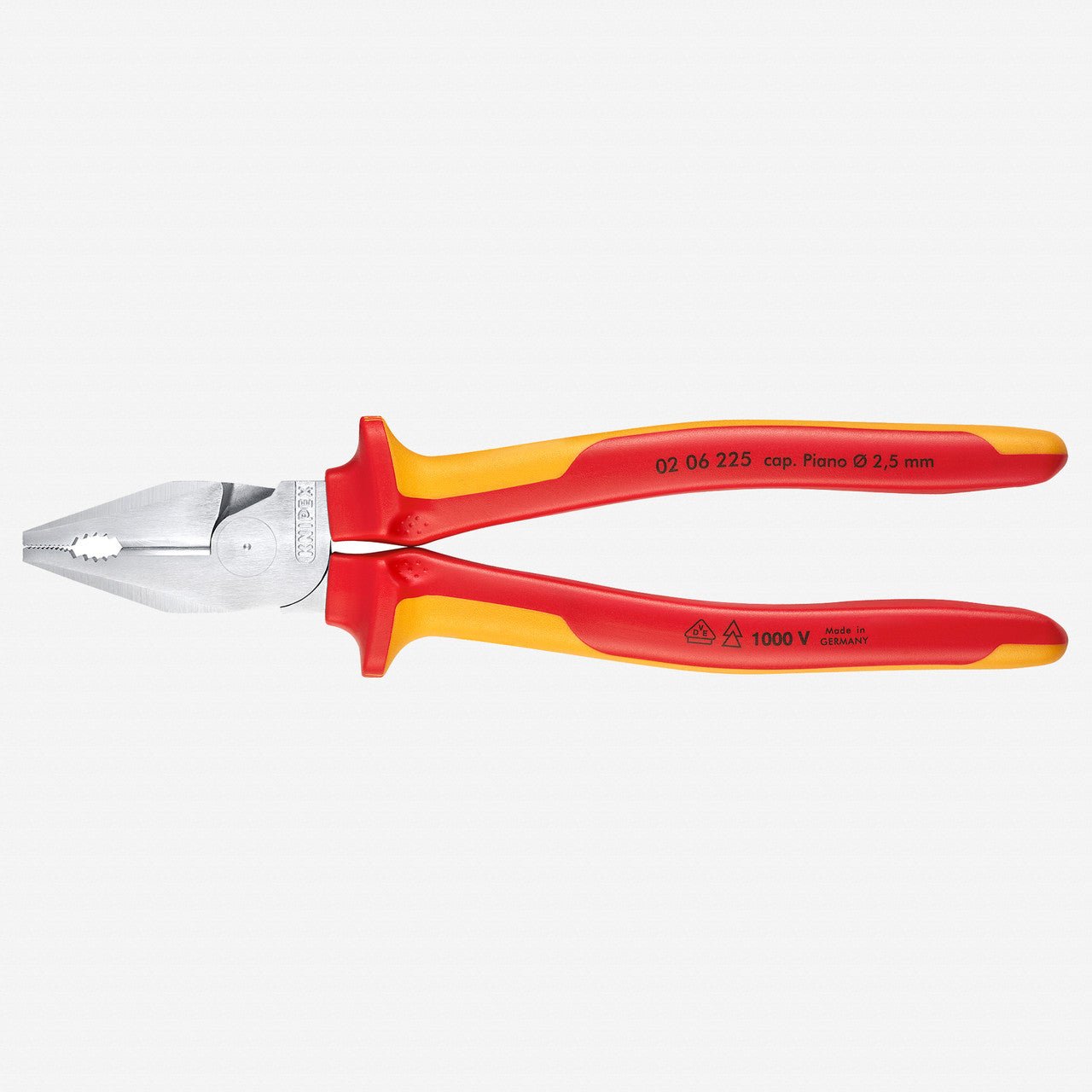 Knipex 9" High Leverage Combination Pliers - 1000V Insulated - K0206225 - KC Tool