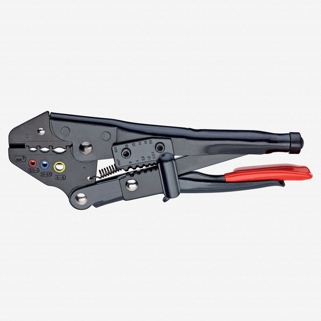 Knipex 97-00-215-A Crimp Grip Pliers - insulated terminals and plug connectors - 9700215A - KC Tool