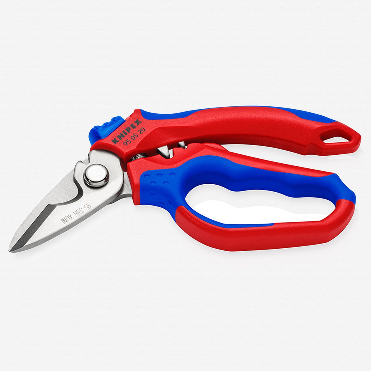 Knipex Angled Electricians' Shears with Crimp Area - 950520 - KC Tool