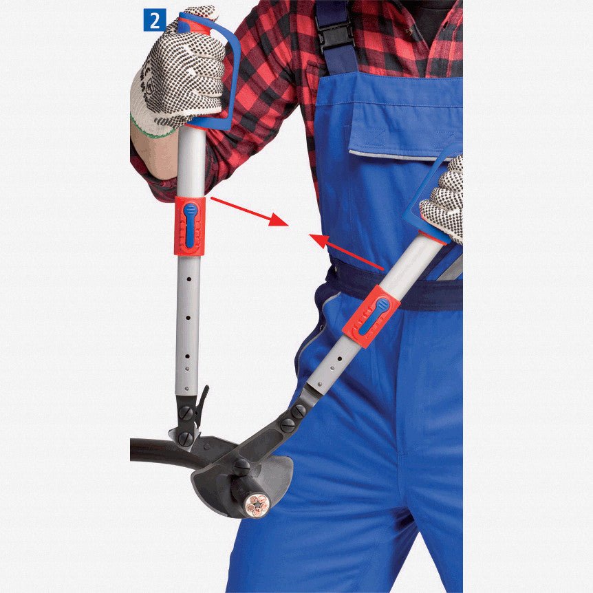 Knipex Cable Shears (ratchet action) with telescopic handles - 9532038 - KC Tool