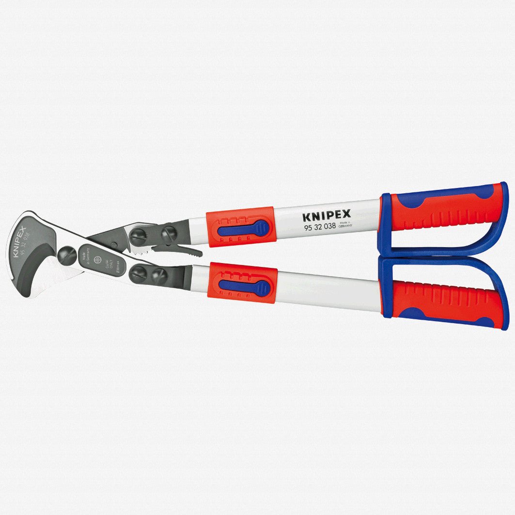 Knipex Cable Shears (ratchet action) with telescopic handles - 9532038 - KC Tool