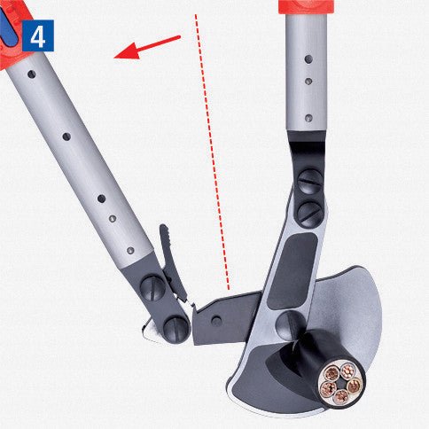 Knipex Cable Shears (ratchet action) with telescopic handles - 9532038 - KC Tool