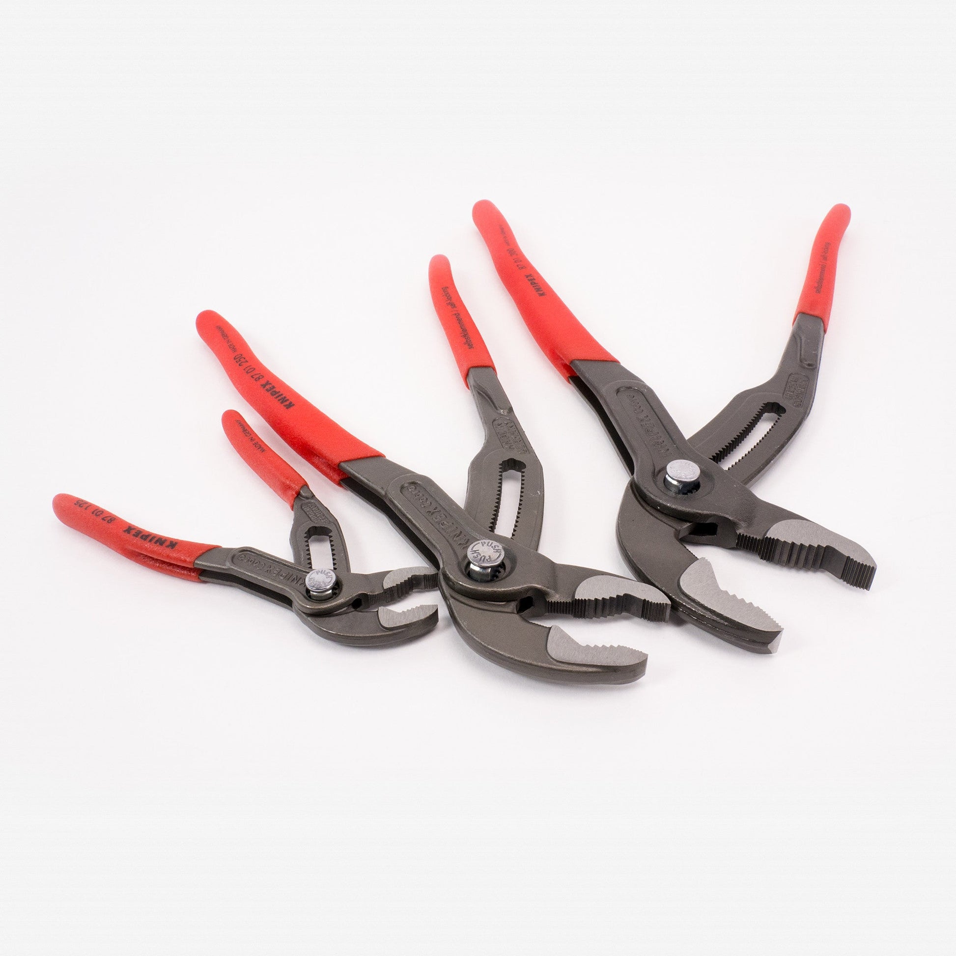 Knipex Cobra Pliers Set, 3 Pieces - 5", 10", and 12" - KCT-COBRASET - KC Tool