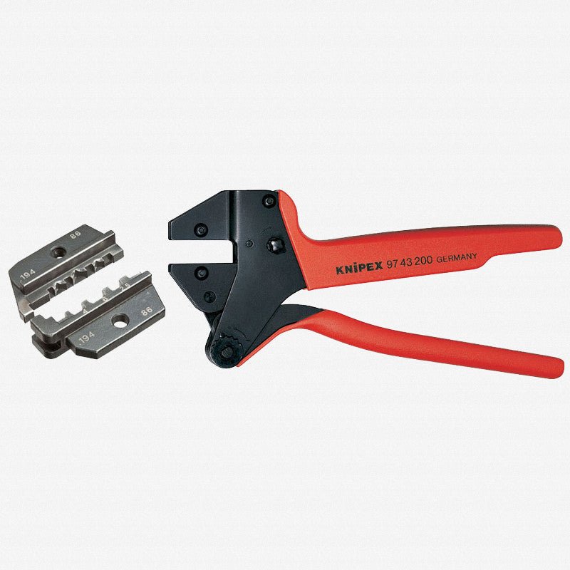 Knipex Crimp System Pliers and Crimping Die - solar cable connectors MC3 (Multi-Contact) w/ Case - 9K008060US - KC Tool