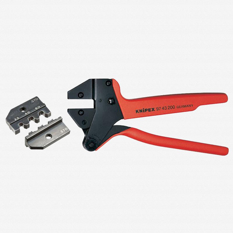 Knipex Crimp System Pliers and Crimping Die - solar cable connectors MC4 (Multi-Contact) w/ Case - 9K008062US - KC Tool