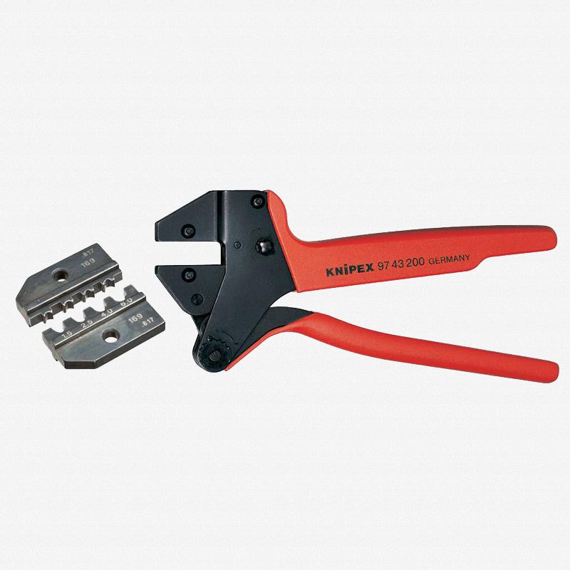 Knipex Crimp System Pliers and Crimping Die - solar connectors Solarlok (Tyco) AWG 15 - 10 w/ Case - 9K008065US - KC Tool