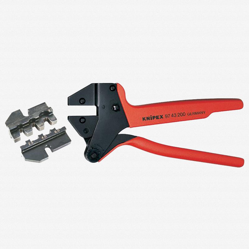 Knipex Crimp System Pliers and Crimping Die - solar connectors Suncon (Hirschmann) AWG 13 - 10 w/ Case - 9K008064US - KC Tool