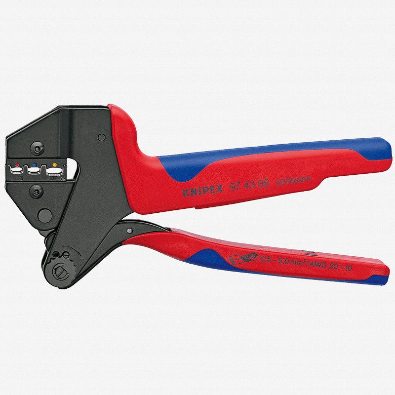 Knipex Crimp System Pliers for exchangeable crimping dies w/ Die for insulated terminals and plug connectors - 974306 - KC Tool
