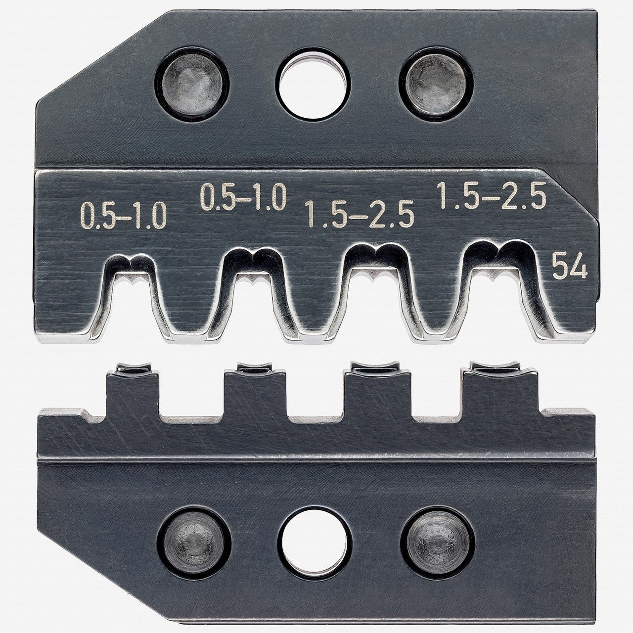 Knipex Crimping Die - Open Barrel (F - Crimp) Connectors - 974954 - KC Tool