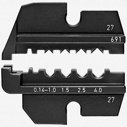 Knipex Crimping Die - Solar Cable Connectors (Wieland), AWG 15 + 13 - 9749691 - KC Tool