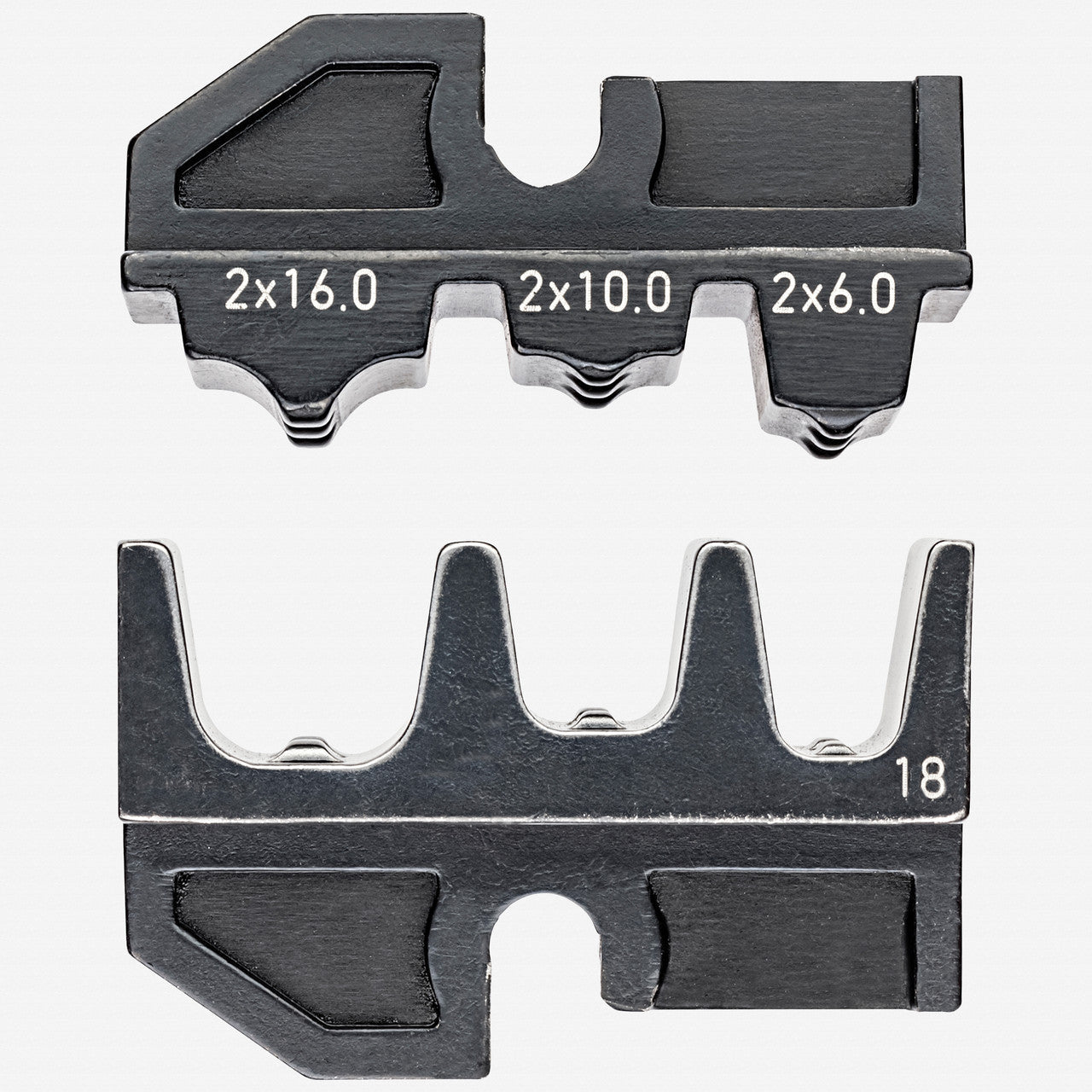 Knipex Crimping Die - Twin End sleeves (Wire Ferrules) - 974918 - KC Tool