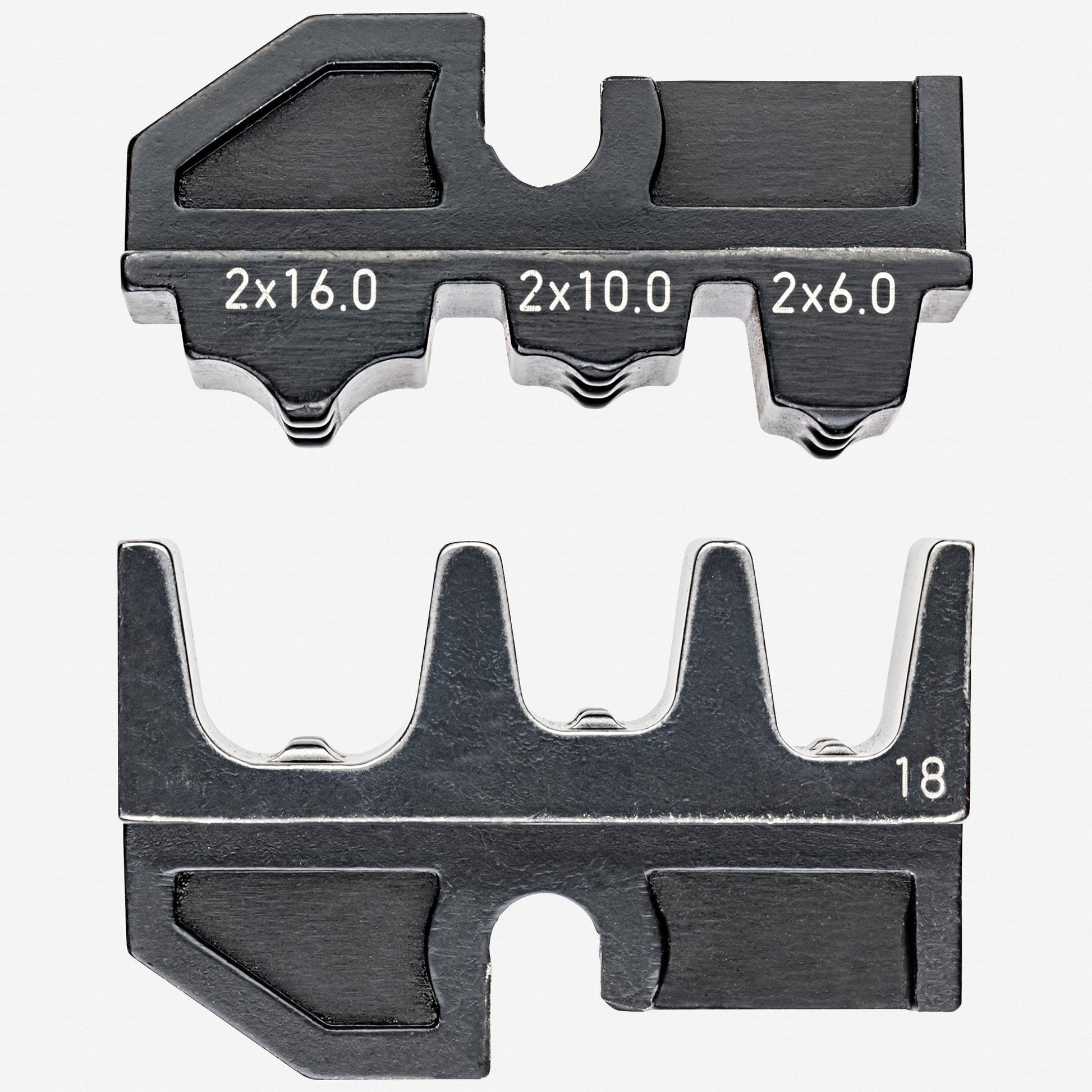 Knipex Crimping Die - Twin End sleeves (Wire Ferrules) - 974918 - KC Tool