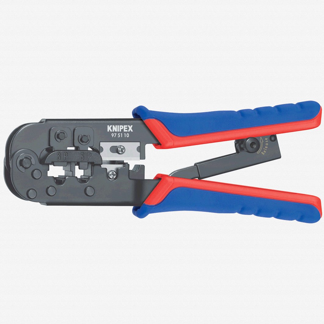 Knipex Crimping Pliers for Western plugs - MultiGrip - 975110 - KC Tool