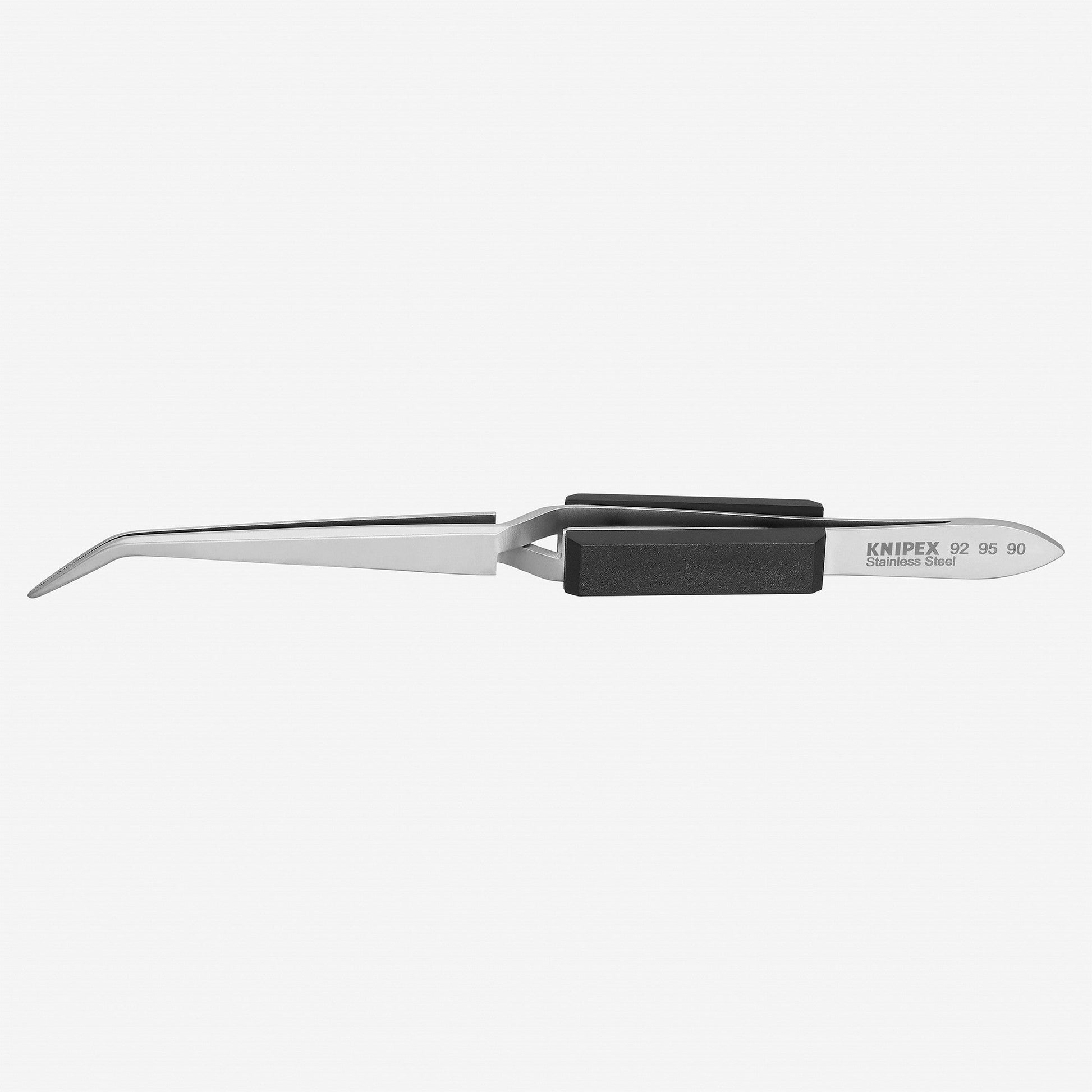 Knipex Cross-Over Tweezers angled narrow tips - 929590 - KC Tool