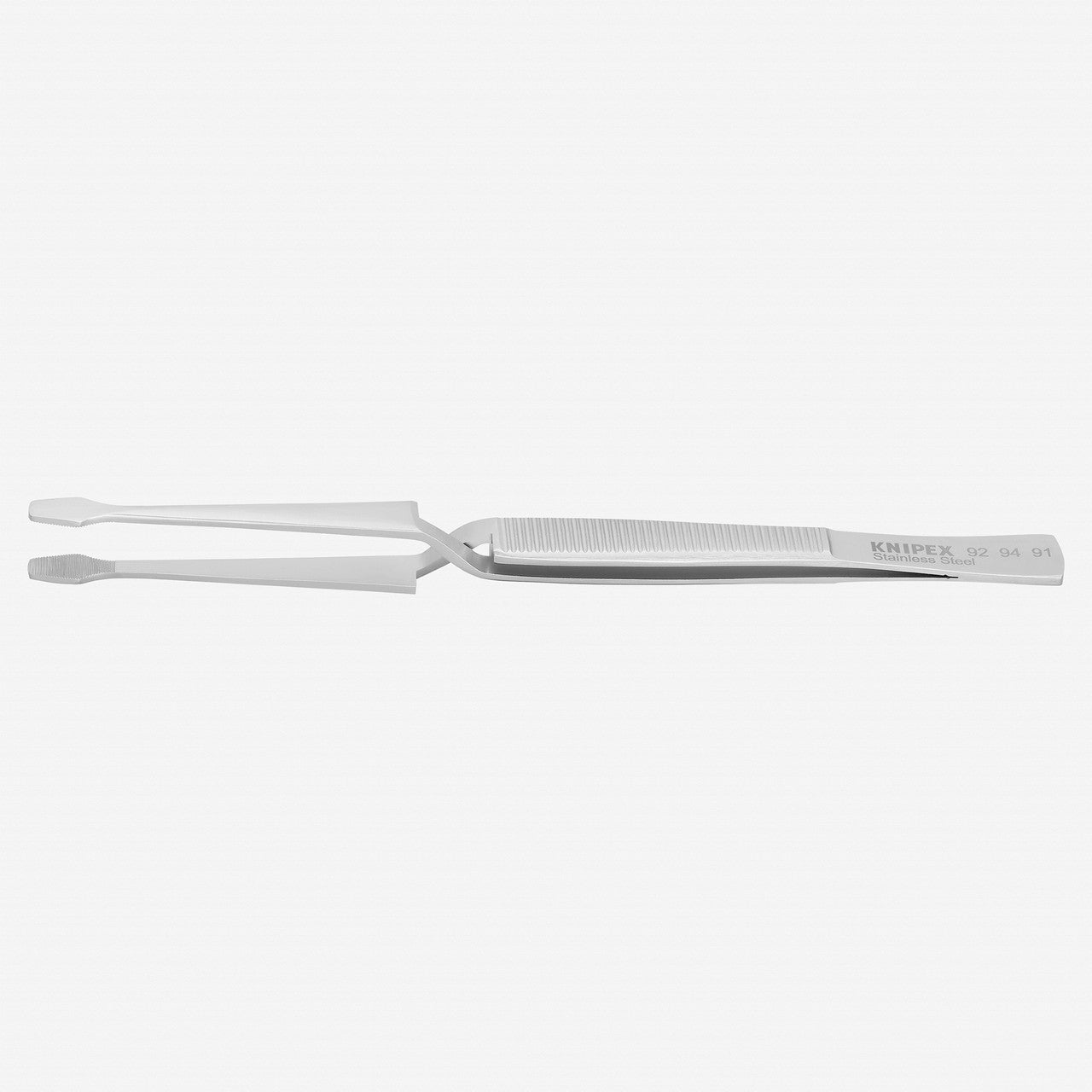 Knipex Cross - Over Tweezers trapezoidal tips - 929491 - KC Tool