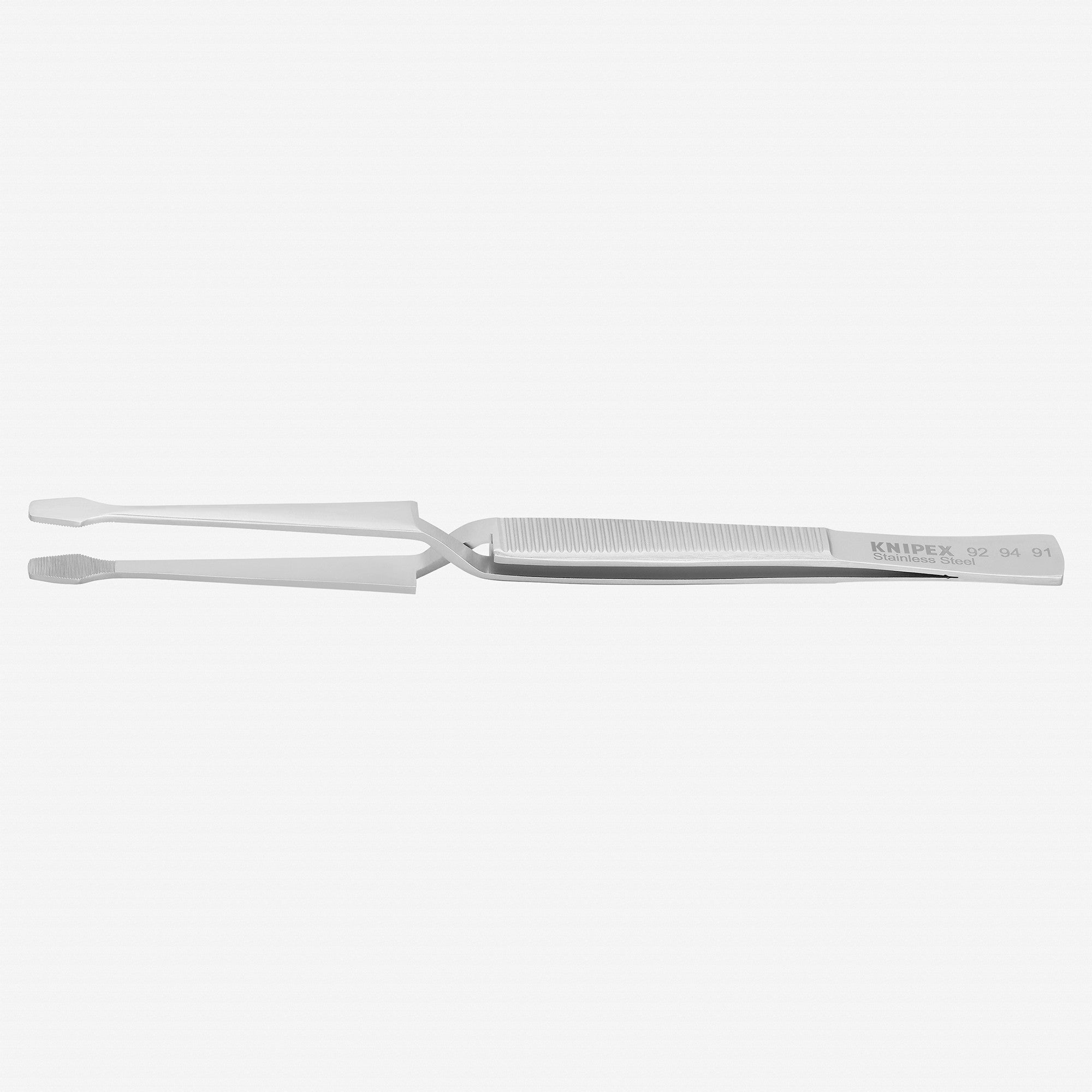 Knipex Cross-Over Tweezers trapezoidal tips - 929491 - KC Tool