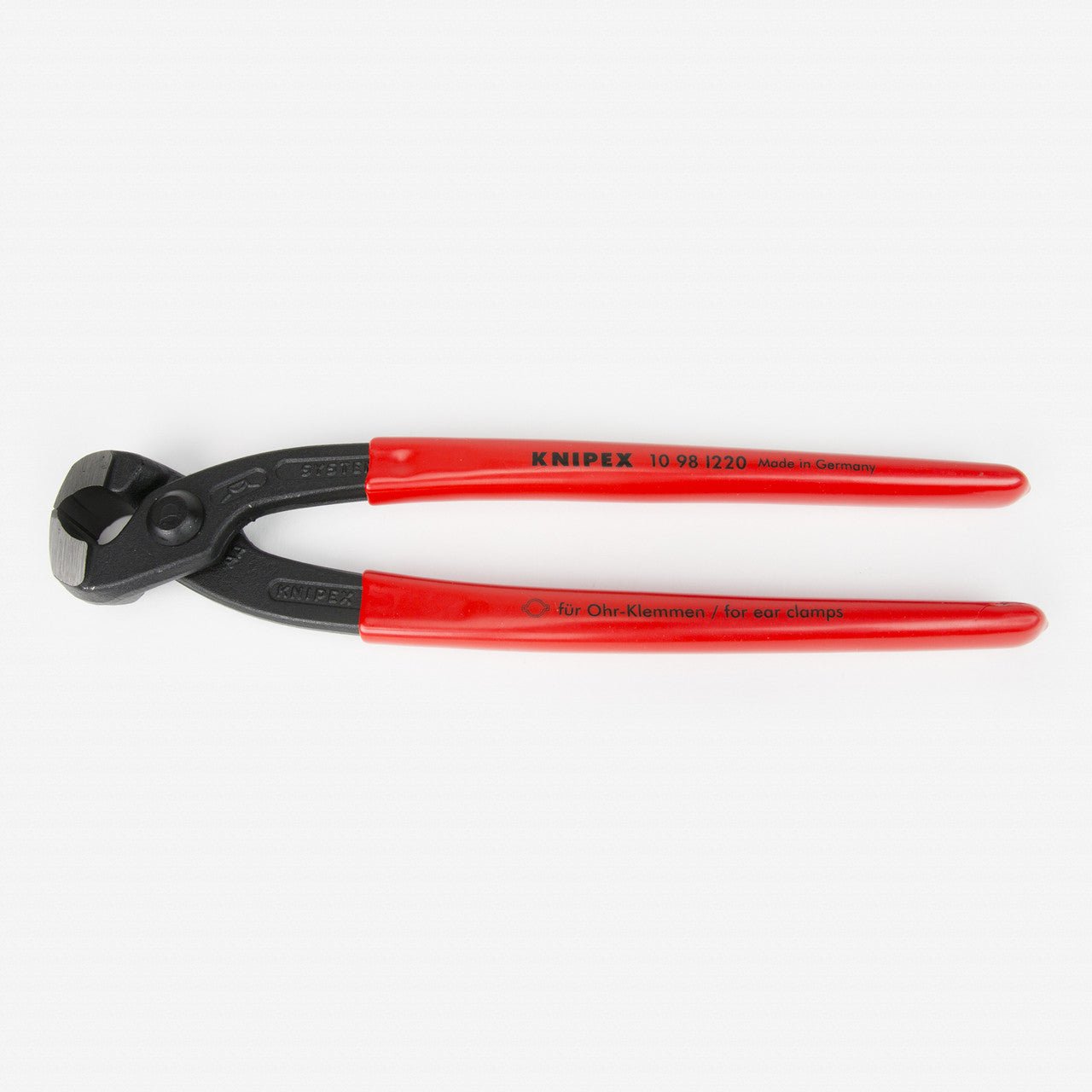 Knipex Ear Clamp Pliers with Front Jaw - 1098i220 - KC Tool