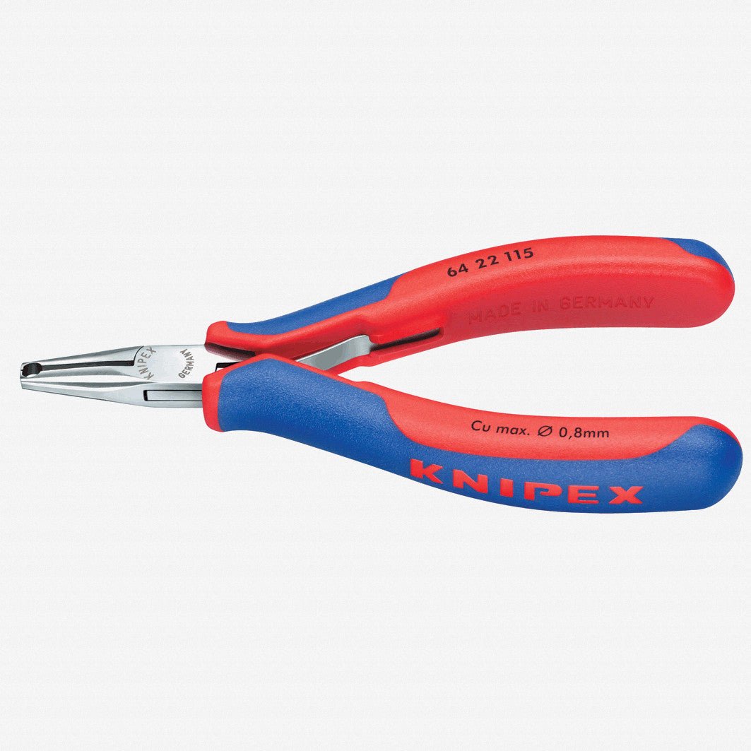 Knipex Electronics End Cutting Nippers Mini-Blade w/ Small Bevel - MultiGrip - 6422115 - KC Tool