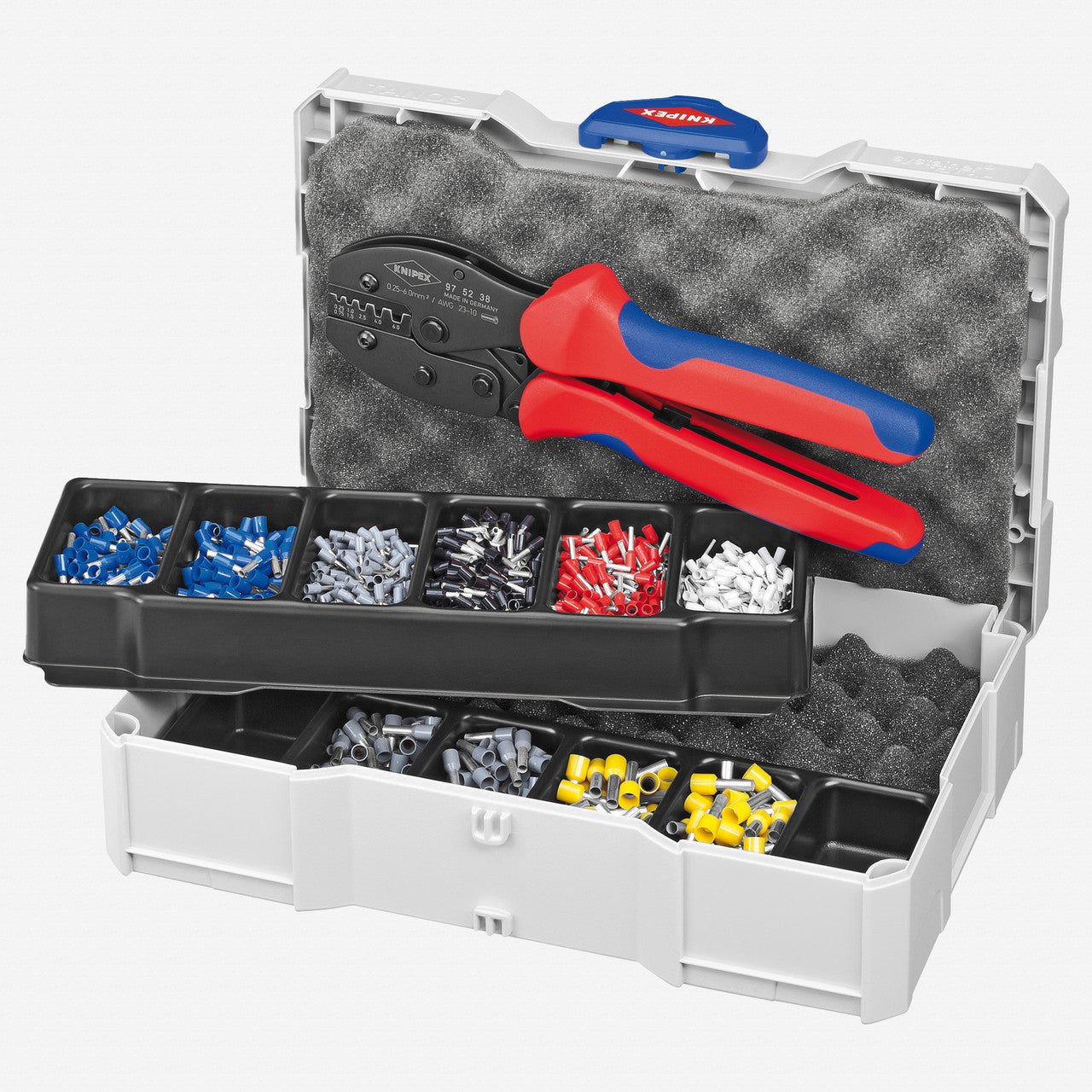 Knipex End Sleeve Crimp Assortment Set with PreciForce Crimping Pliers - 979023 - KC Tool