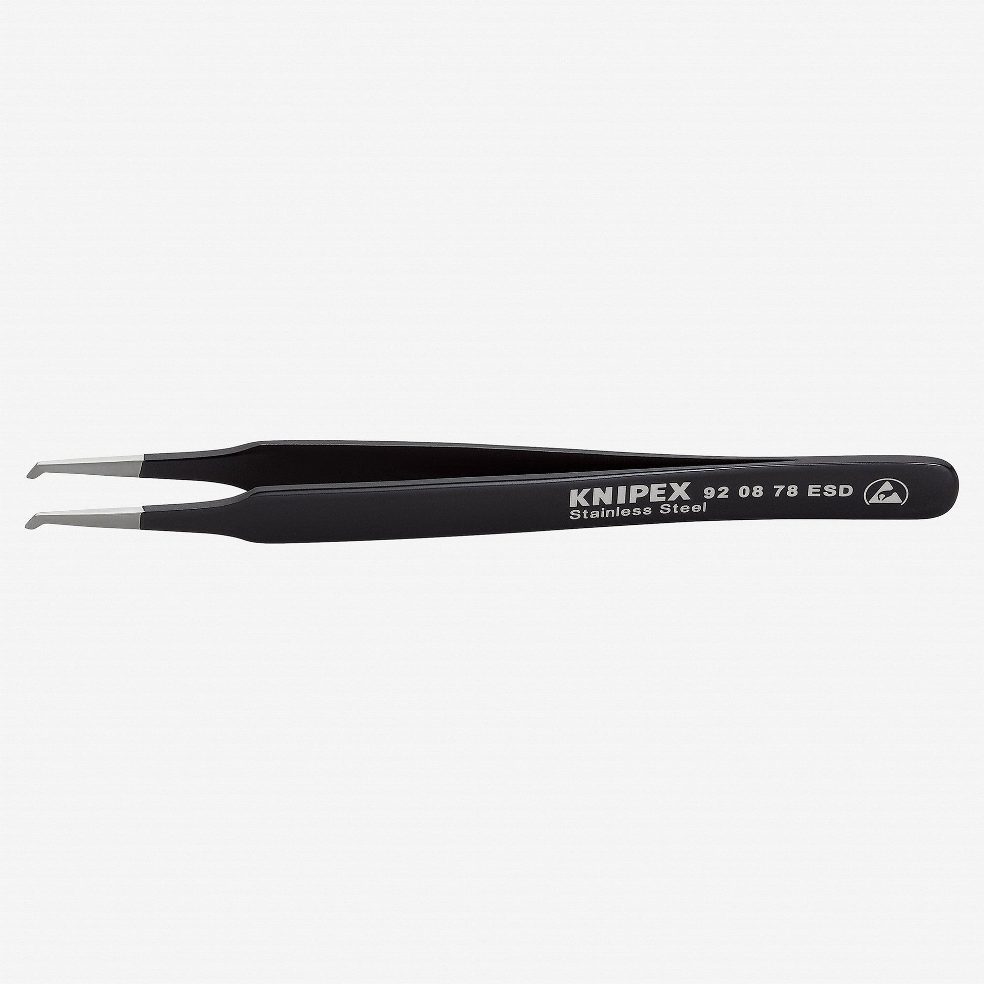 Knipex ESD Precision Tweezers 45 Degree - 920878ESD - KC Tool