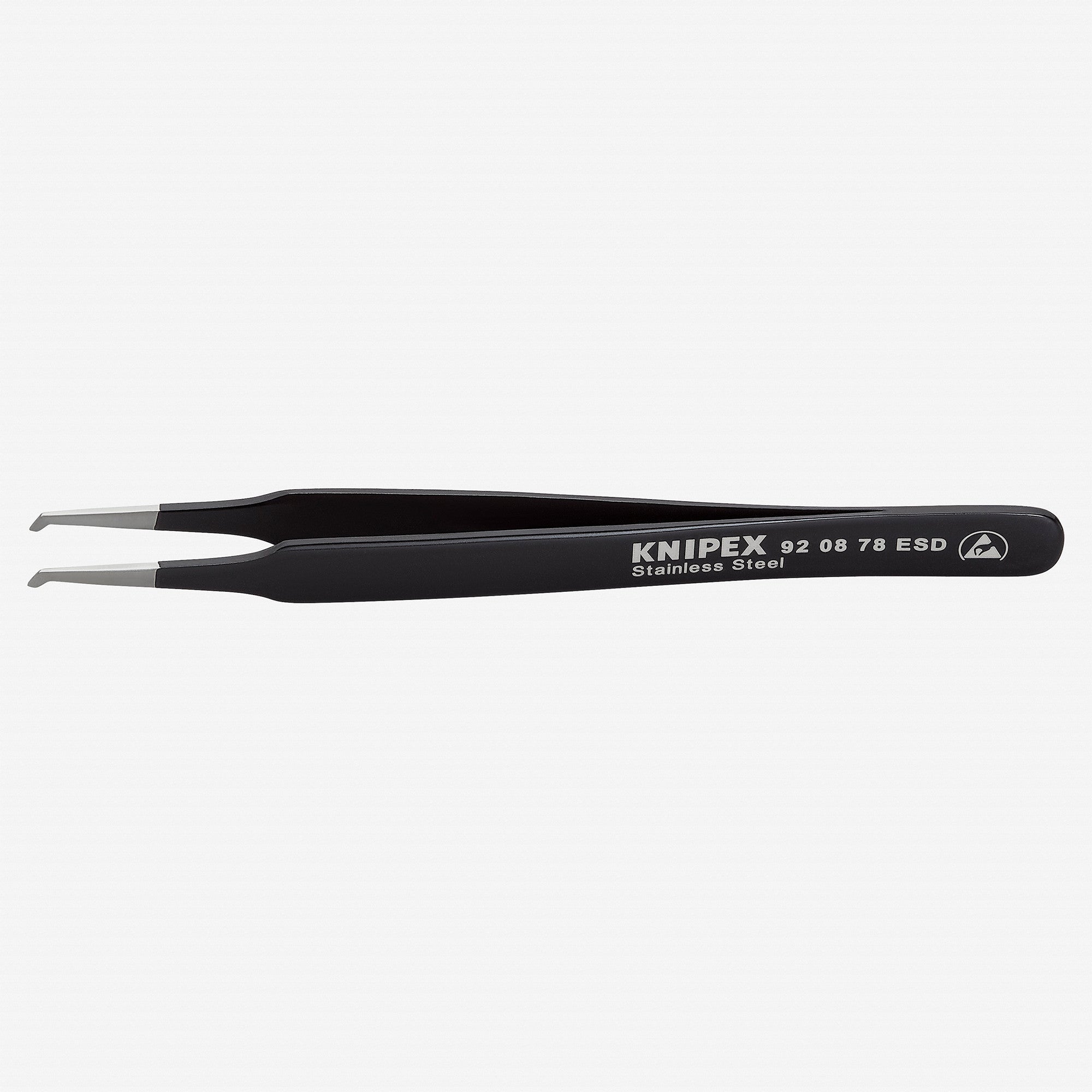 Knipex ESD Precision Tweezers 45 Degree - 920878ESD - KC Tool