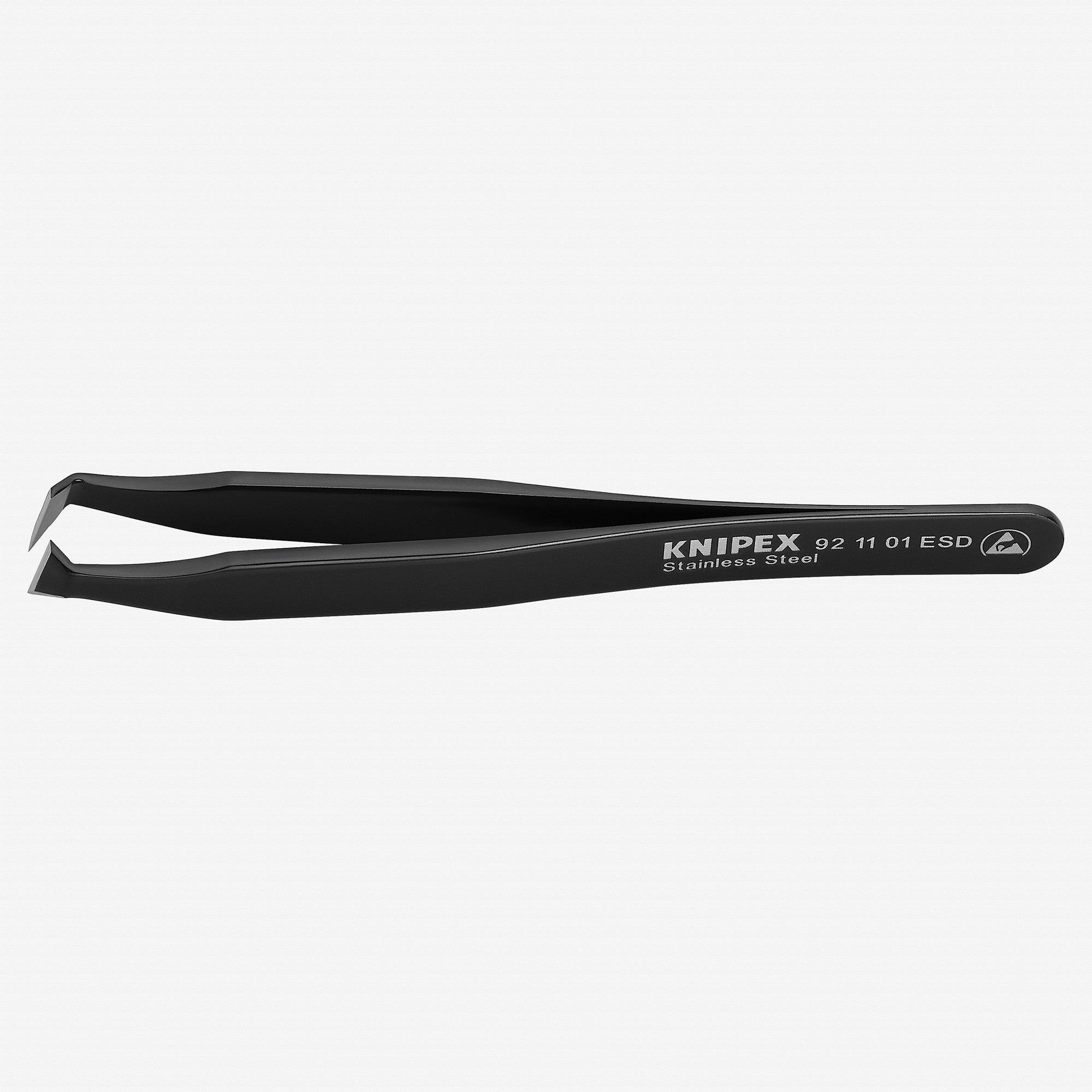 Knipex ESD Stainless Steel Cutting Tweezers, 4.5" - 921101ESD - KC Tool