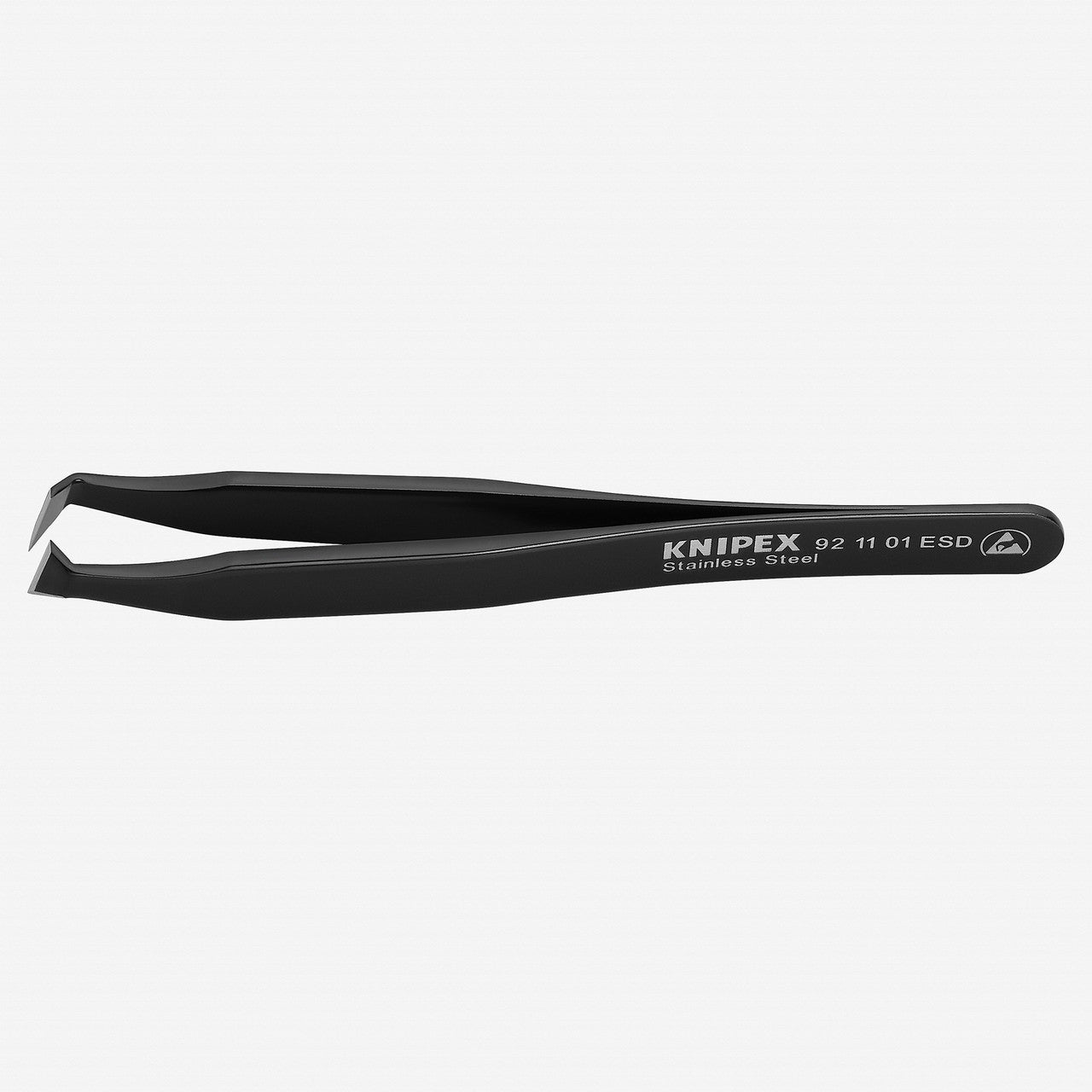 Knipex ESD Stainless Steel Cutting Tweezers, 4.5" - 921101ESD - KC Tool