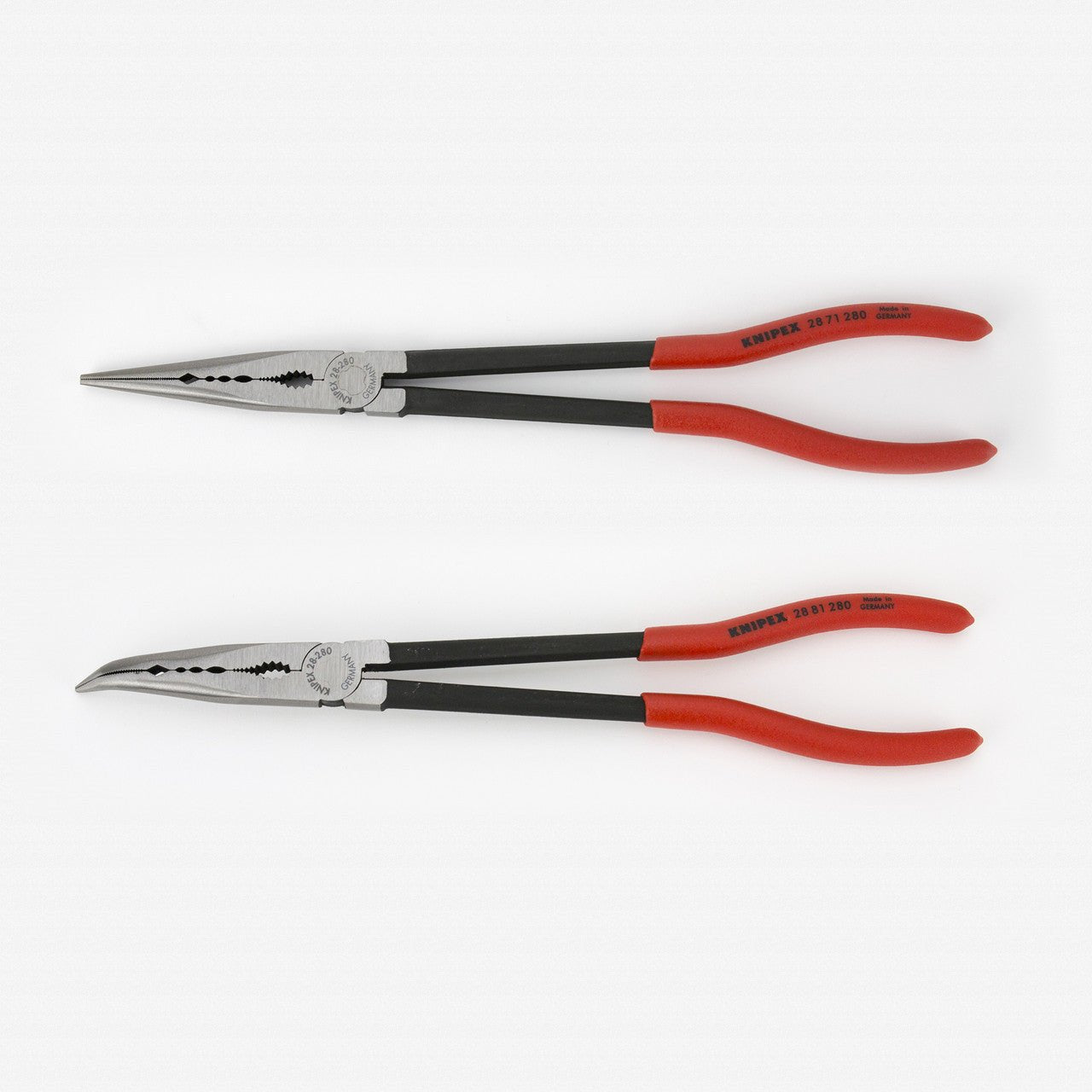 Knipex Extra Long Needle Nose Pliers Set w/ Pouch - 9K0080128US - KC Tool