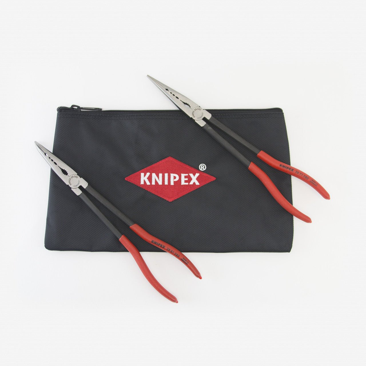 Knipex Extra Long Needle Nose Pliers Set w/ Pouch | Knipex at KC Tool